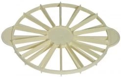 5x Contacto Tortenteiler. Cremefarbenes Polypropylen. Höhe: 2.5 Cm. Durchmesser: 26.5 Cm. Segmente: 8 / 12 -Küche Verkauf Geschäft f182d47a fbff 4766 9a37 36d1a05c5f86 3