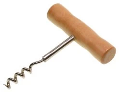 FACKELMANN 19023 Korkenzieher | Buche | Verchromt | 105mm
