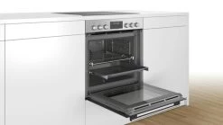 Bosch Serie 6, Einbau-Herd, 60 X 60 Cm, Edelstahl HEA5784S1, Teleskopauszug Und Pyrolyse -Küche Verkauf Geschäft f50c750a 0353 4dee 9ead d62ba7a5914f