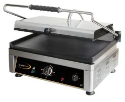 Cookmax Elektro-Kontaktgrill Oben Gerillt +