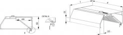 Stalgast Wandhaube "Basic Line", Trapezform 2600 Mm X 900 Mm Mit Flammschutzfilter Typ B -Küche Verkauf Geschäft f721a839 9725 47d5 8670 21bdc0155919