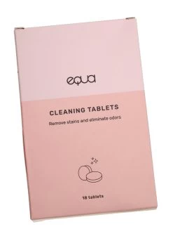 Equa 682641 Reinigungstabs 18 Stück | Biologisch Abbaubar | Vegan