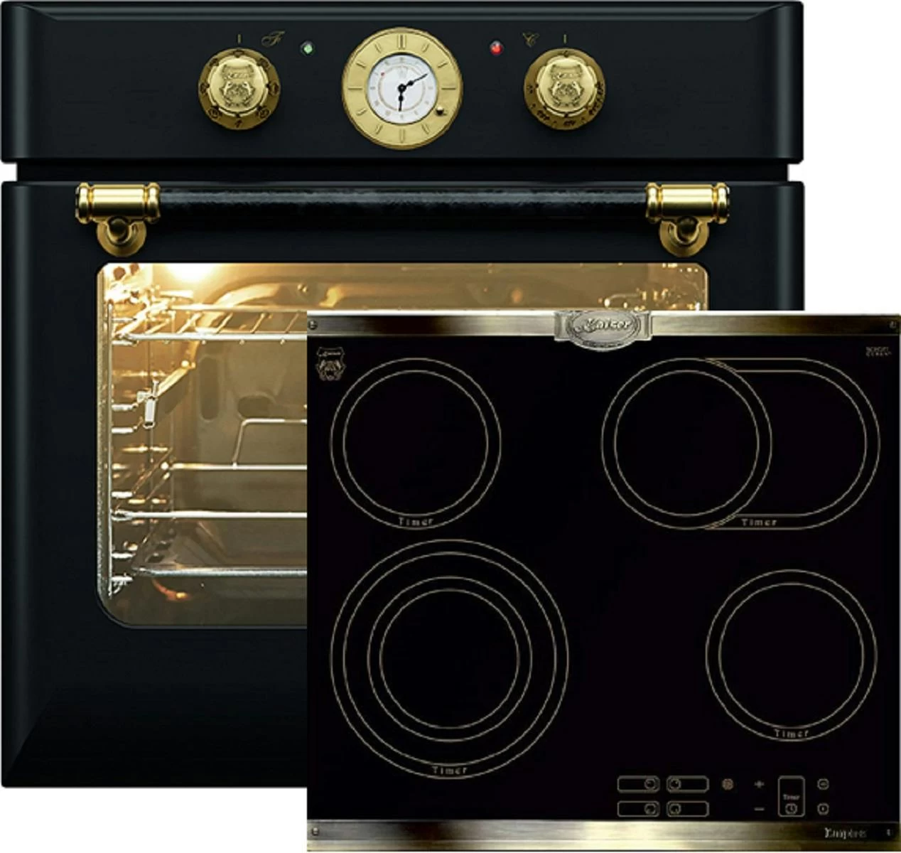Herd Set/ Kaiser EH 6726 AD / Einbaubackofen + KCT 6385 Em / Glaskeramik Kochfeld 4 Herd Set/ Kaiser EH 6726 AD / Einbaubackofen + KCT 6385 Em / Glaskeramik Kochfeld – Bild 4